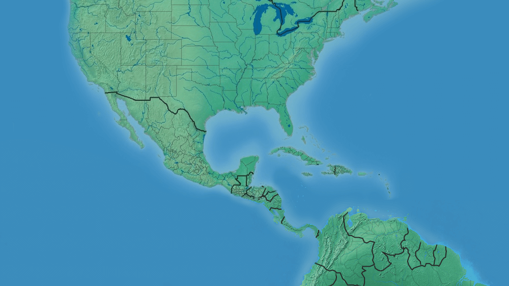 Восточное побережье США и Карибское море