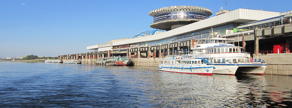 Порт Волгограда - начало круиза по Волге