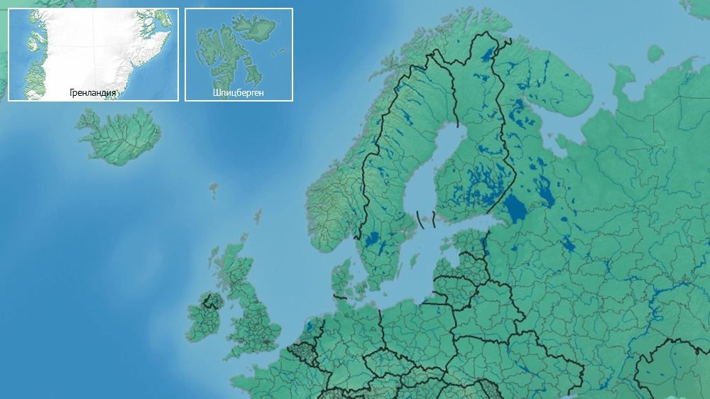 Фьорды, Северная Европа