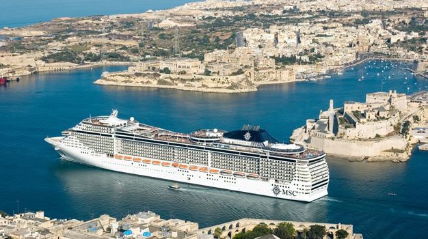 MSC Splendida на Мальте