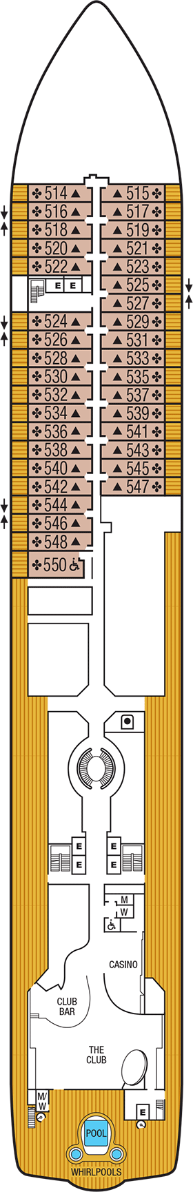 Схема палубы